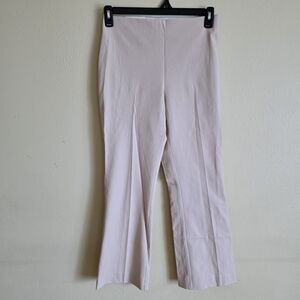 Tan Kick Flare Pull On Stretch Slack Highest Rise Fitted Hip & Thigh Work Pants